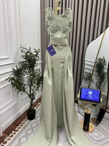 فستان سهره تفاحي ذيل باربي