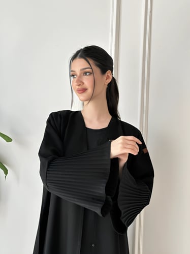 عباية كسرات مموج ع الكم