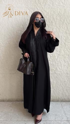 عباية كريب ملكي تدخلية جاكار