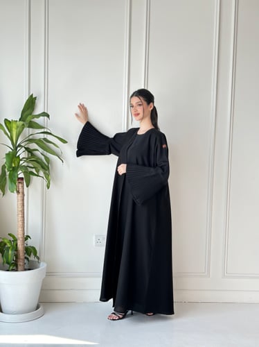 عباية كسرات مموج ع الكم