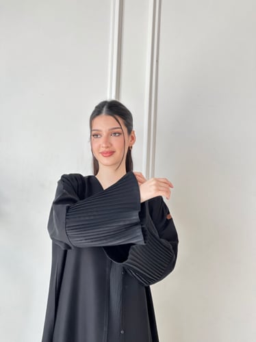 عباية كسرات مموج ع الكم