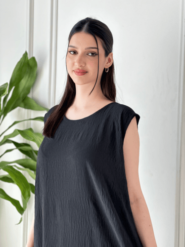 فستان عباية اسود