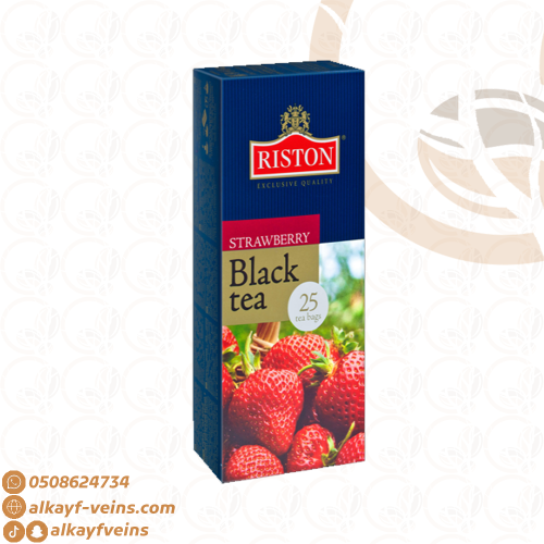 شاي ريستون بنكهة الفراولة 25 كيس