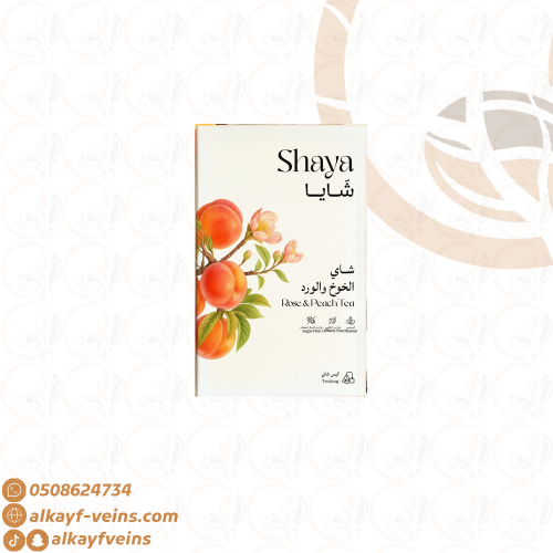 شاي الورد والخوخ