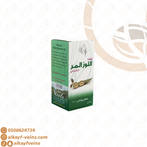 زيت اللوز المر الطبيعي 125 مل