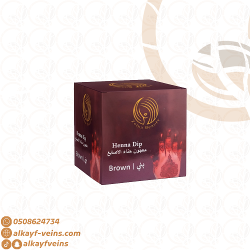 معجون حنا اصابع بني