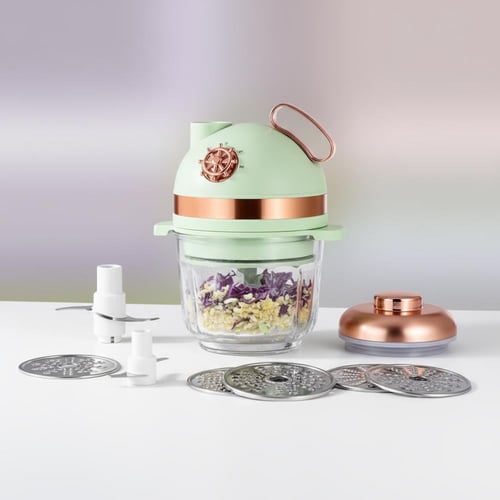 قطاعة ومفرمة 500 واط بضمان عامين 8 شفرات