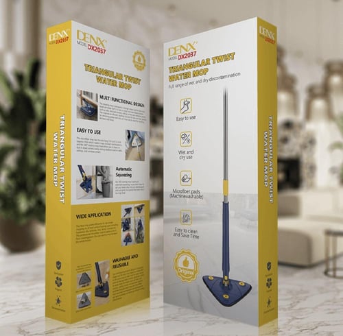 ممسحة أرضية ثلاثية ذكية