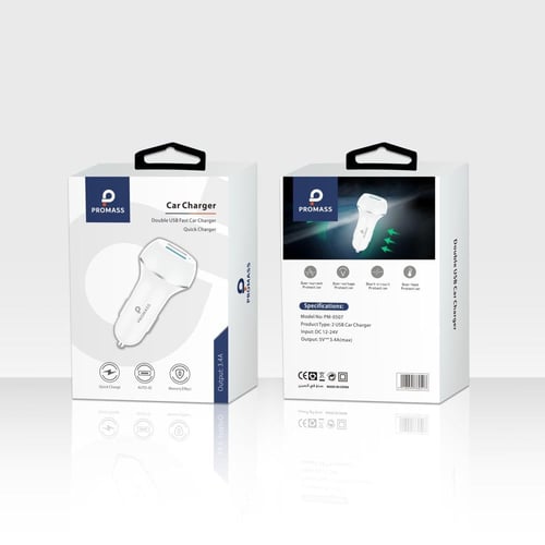 رأس شاحن سيارة - من ماركة PROMASS