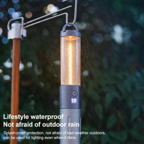 شاحن متنقل و مصباح تخييم بـ 3 وضعيات 15 وات قابل ل...