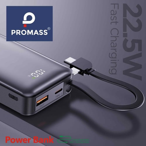 شاحن متنقل - من ماركة PROMASS بسعة 10000 مللي امبي...