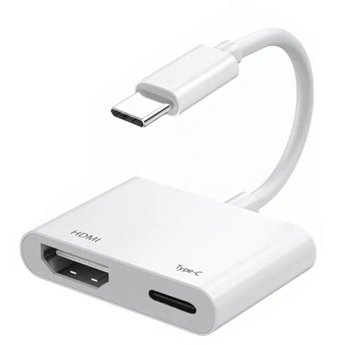 وصلة Type-C إلى HDMI + Type-C — عرض بجودة عالية لن...