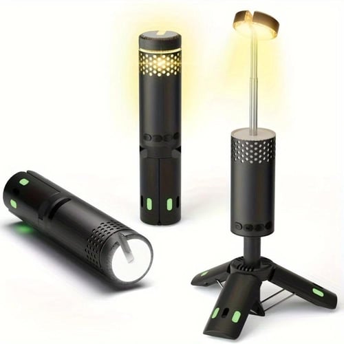 باوربنك ( شاحن سفري ) + إضاءة فانوس التخييم ضوء قا...