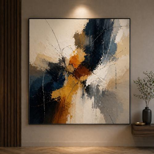 لوحات فن تجريدي بتصميم عصري