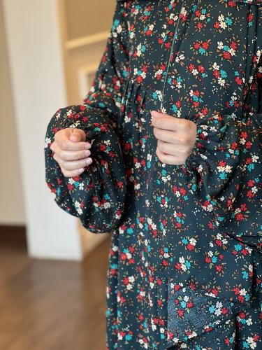 شرشف صلاة قطن مشجر لف يناسب جميع المقاسات( فري ساي...