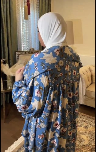 شرشف صلاة مشجر لف يناسب جميع المقاسات( فري سايز)