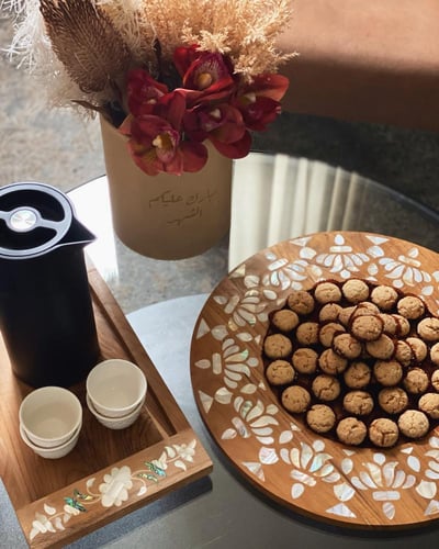 صينية رملة الدائرية