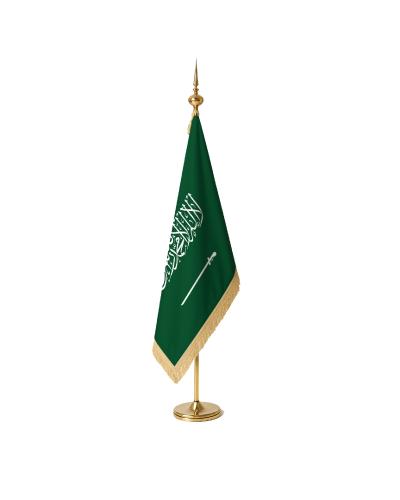 علم السعودية داخلي مبطن