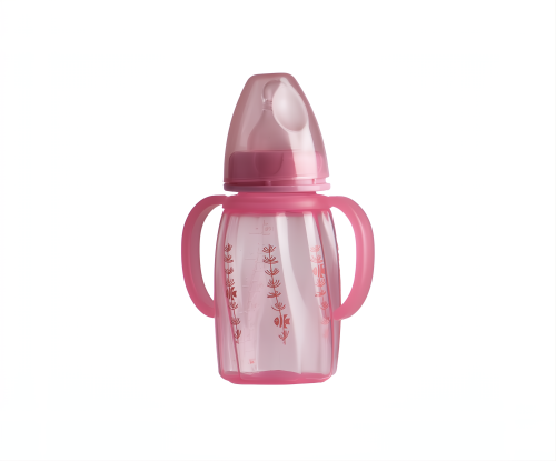 Pink baby bottle feeding 140 ml