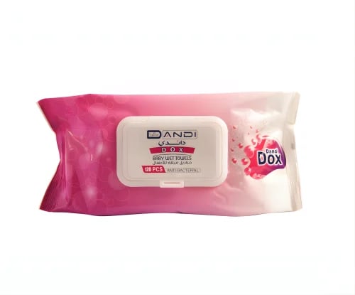 Dandy Ducks antibacterial pink tissues - 120 tissu...