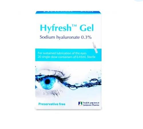 هاى فريش جل للعين، مرطب للعين، يخفف من جفاف العين...