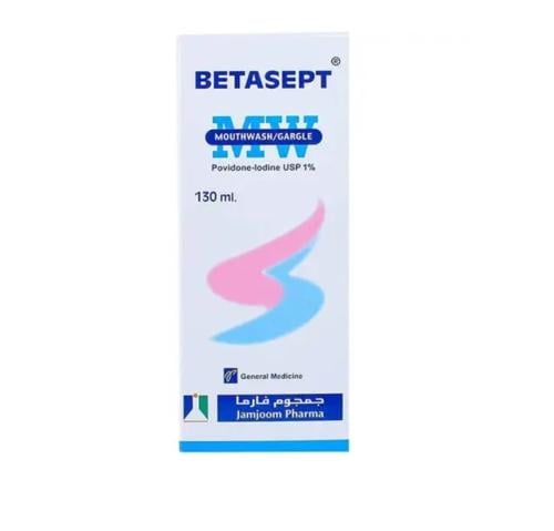 بيتاسبيت 1 % غسول للفم غرغرة 130 مل