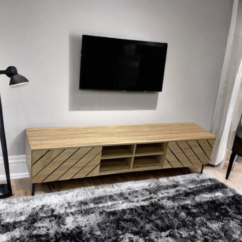 طاولة بلازما (تلفاز) خشب بيج رقم M31-308