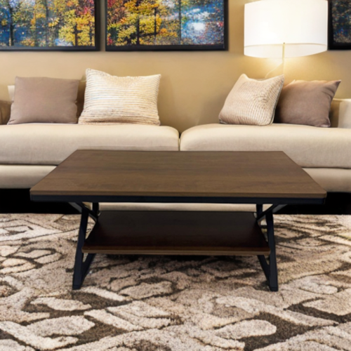 طاولة ضيافة مفردة خشب بني رقم 824COF