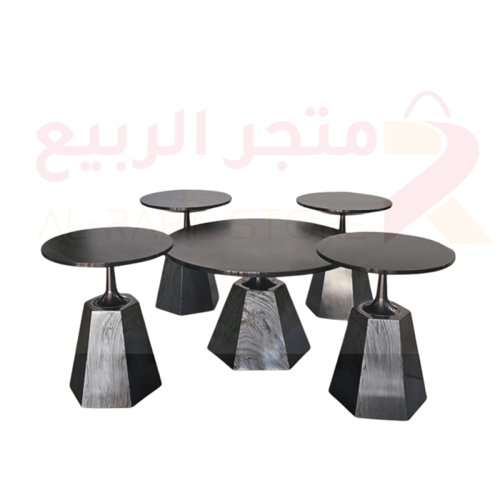 طقم طاولات سيراميك 5قطع رقم MW0023