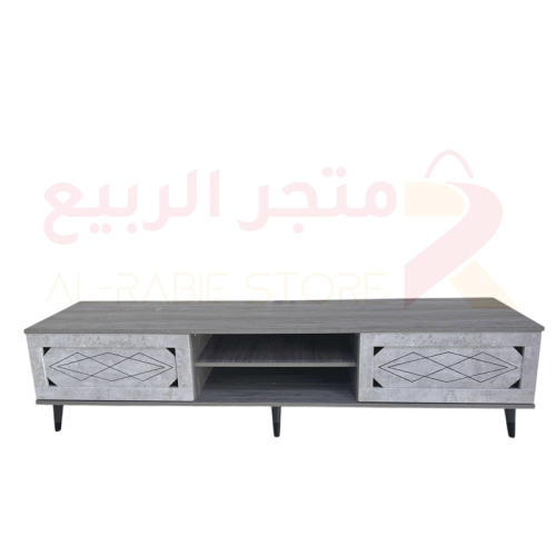 طاولة بلازما (تلفاز) خشب رمادي رقم XTC-855