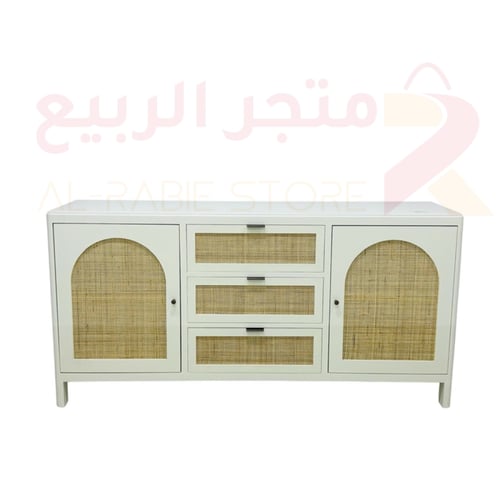 دولاب (ركن) بوفيه خشب 2باب 3ادراج رقم SFF20028
