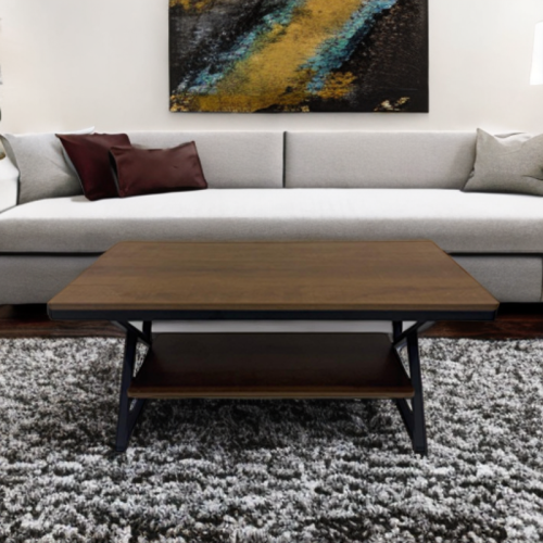 طاولة ضيافة مفردة خشب بني رقم 824PER18