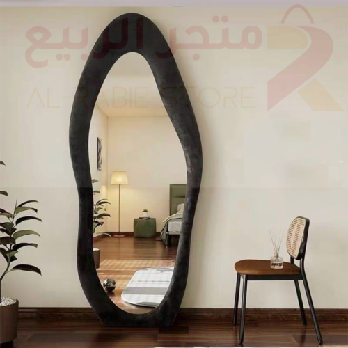 مرايه بوكليه اطار اسود رقم 10621