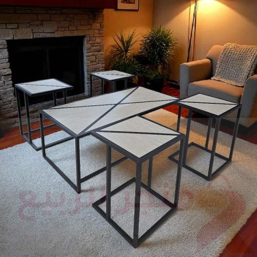 طقم طاولات خشب 5قطع رقم CHW50115