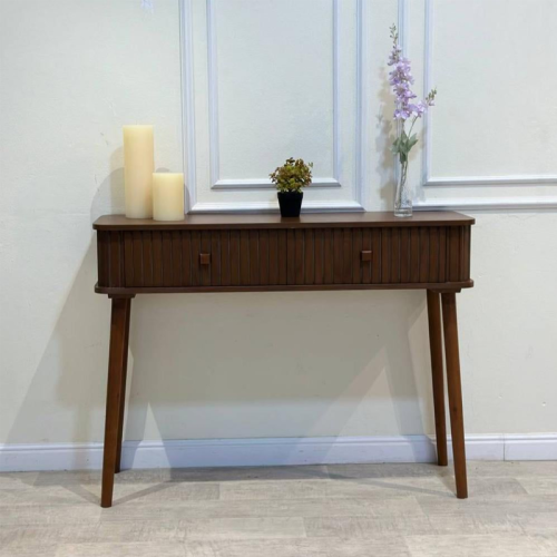 مدخل (كونسول) خشب 2ادراج هيكل حديد رقم 000109