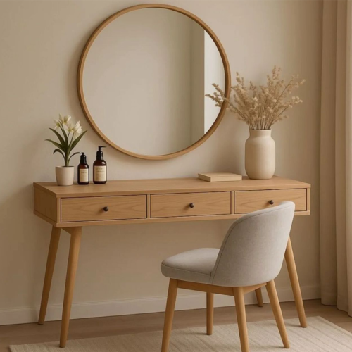 مدخل (كونسول) خشب 3ادراج ارجل حديد رقم 000106