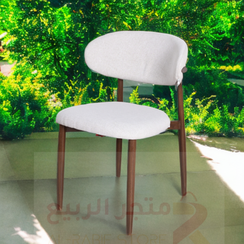 كرسي بوكليه ابيض مفرد رقم 000111