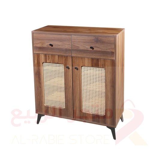 دولاب (جزامة) احذية خشب بني 2باب 4رفوف رقم SC-30