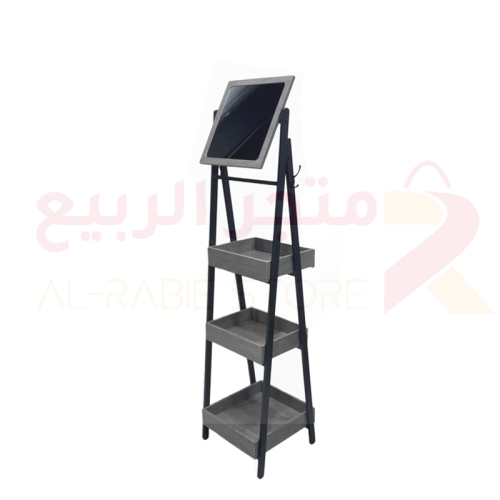 مرآه (مرايه) برفوف خشبية هيكل حديد رقم 0880GRAY