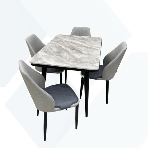 طاولة طعام رخام 4كراسي