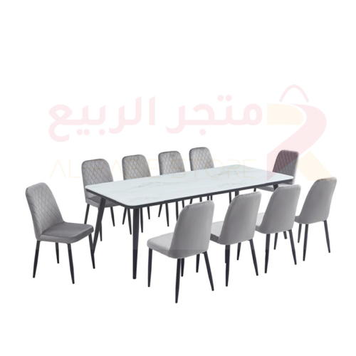 طاولة طعام رخام 10كراسي رقمM005-1