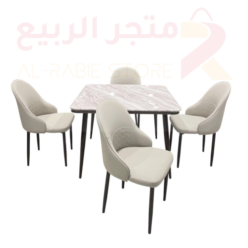 طاولة طعام رخام 4كراسي رقم SFD10110