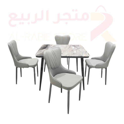 طاولة طعام رخام 4كراسي رقم SFD10112