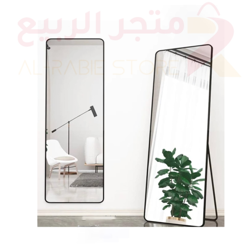 مرآة (مراية) اطار حديد اسود رقم 11086