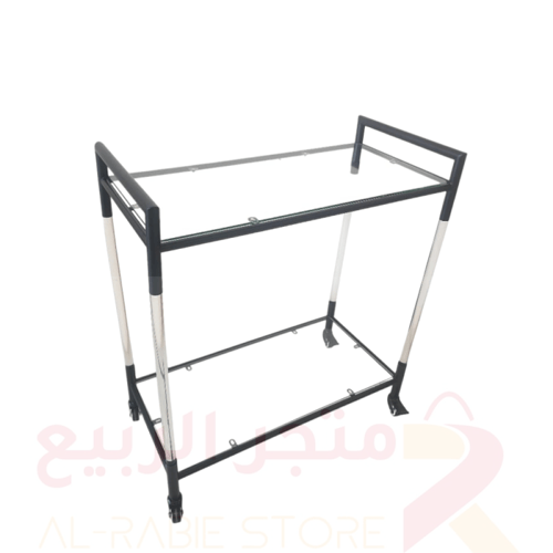 عربية تقديم اسود مستطيلة 2دور شفاف رقم AR-10278