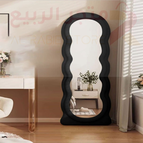 مرآة (مراية) بوكليه اطار اسود رقم 10607