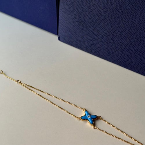 سوارة شومية لون أزرق