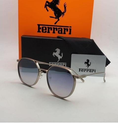 نظارات فيراري FERRARI لون فضي مع الملحقات طبق الاص...