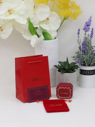 خاتم كارتير مسمار ذهبي شامل الملحقات