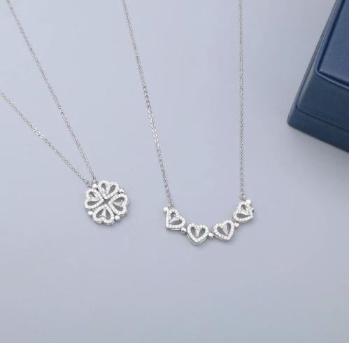 سلسال سوارفسكي فضي شامل الملحقات